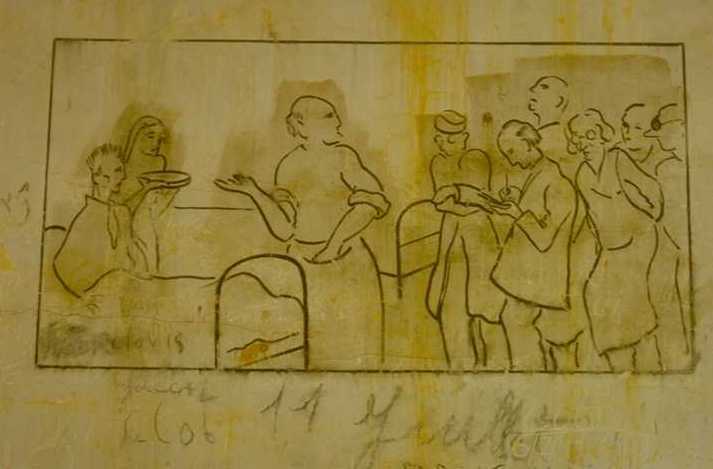 Dessin d'un bagnard
